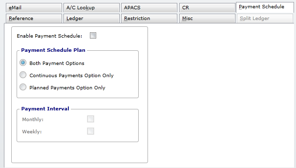 Settings within Income Management > Site Setup > Main Configuration > Fund