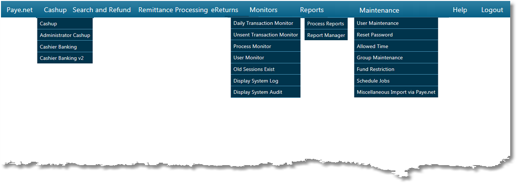 Click any of the options above for a further explanation and to be navigated to the corresponding screen